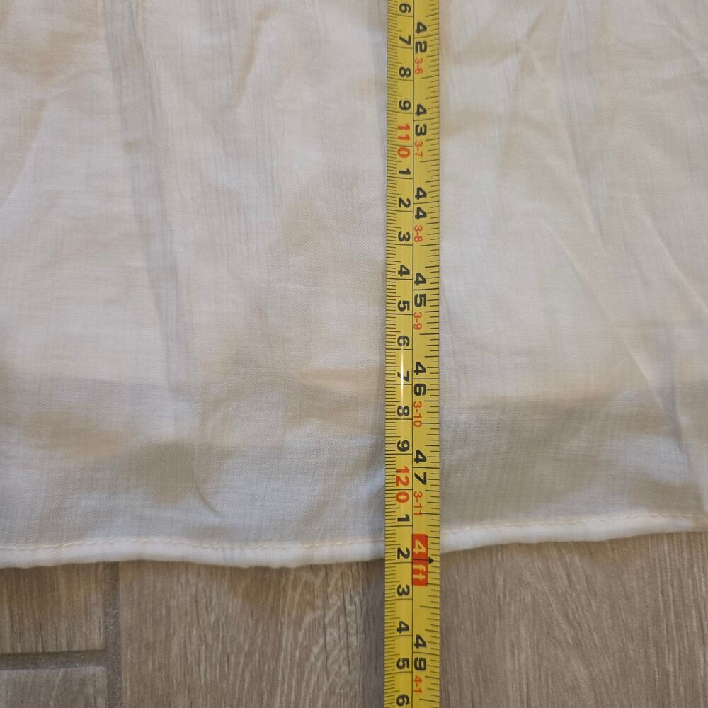 Roolee NWT Maxi Dress Womens Small Ivory Puff Sleeve Cottagecore Lace Bow - Picture 8 of 12